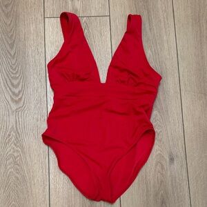 Andie Red Mykonos one piece size M excellent condition